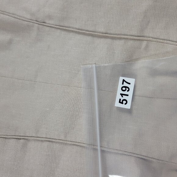 White House Black Market Blazer Womens 14 Beige Linen Blend Lined Short Sleeve - Picture 8 of 8